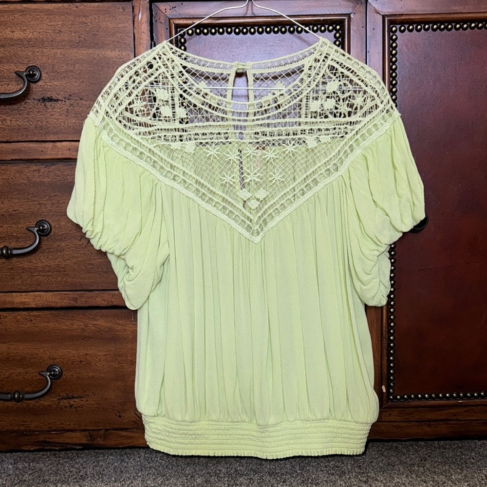 Free People Crocheted Top